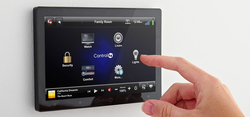 commercial automation woman touchscreen commercial automation woman touchscreen